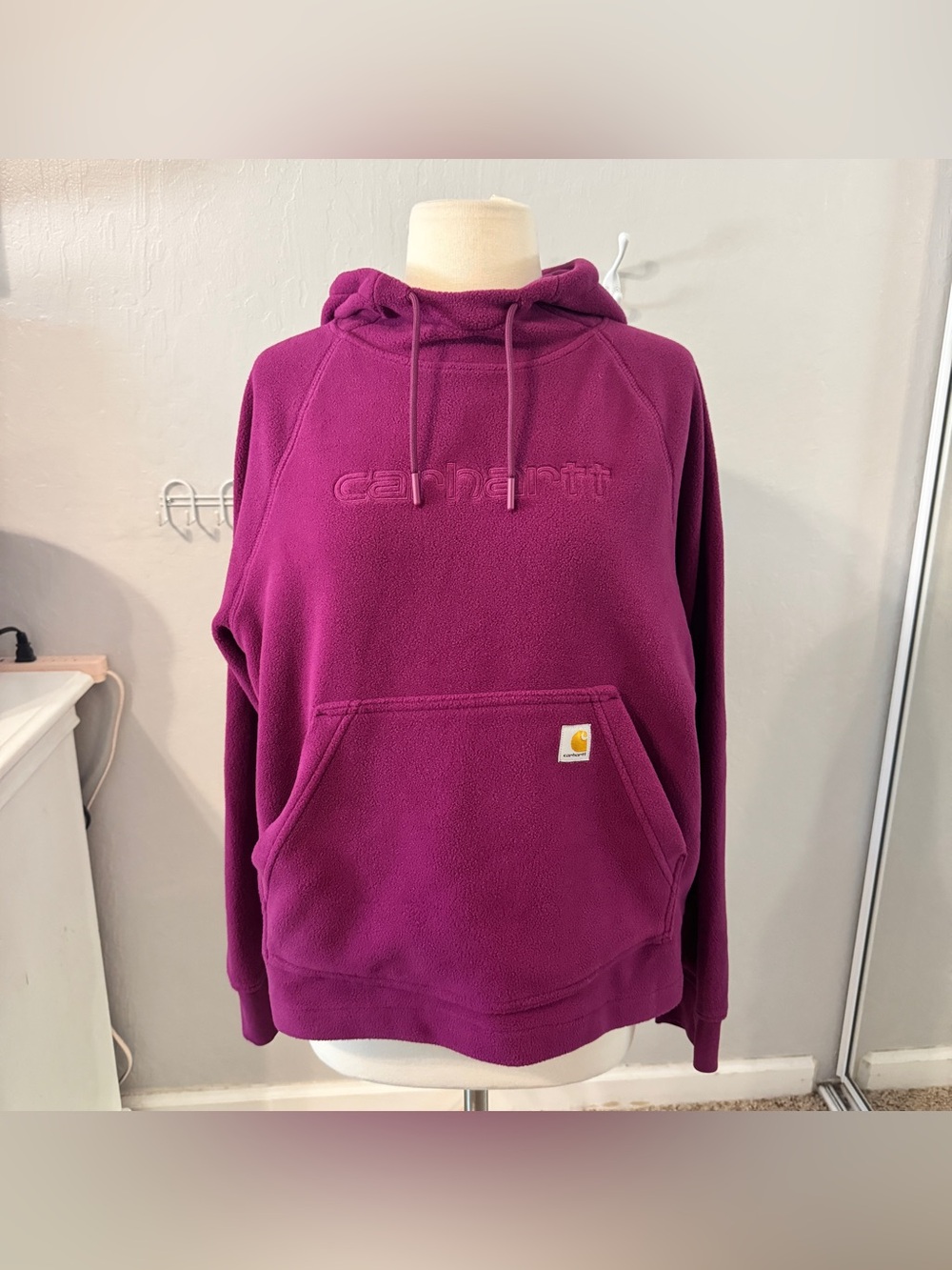 Carhartt Force Purple Fleece Hoodie